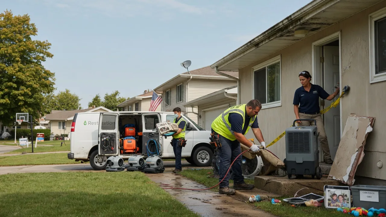 Water Damage Restoration in Prescott, KS near me